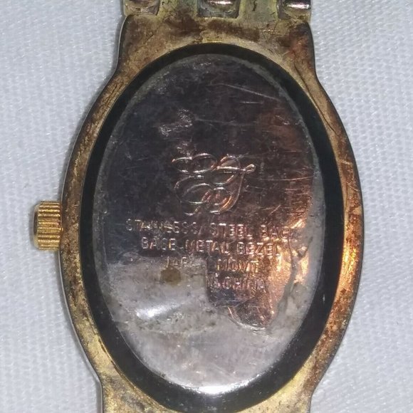 EJ LADIES OVAL FACE WRISTWATCH w/DIAMOND CHIPS CA 00587 - Picture 12 of 12